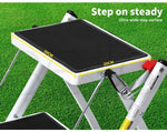 Manan Folding Caravan Steps Double Portable Steady Stool Ladder rv Accessories
