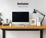 Levede Motorised Standing Desk Adjustable Sit Stand Cable Management 140X70cm