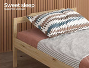 Levede Wooden Bed Frame Queen Double King Single Rustic Mattress Base Timber