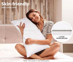 Dreamz 4-Pack Bed Pillows – Soft, Firm, Hotel Quality, Cotton Cover, Standard