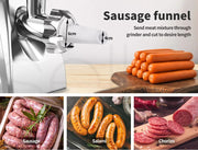 Spector 800W Electric Meat Grinder Mincer Sausage Filler Kibbe Maker Stuffer