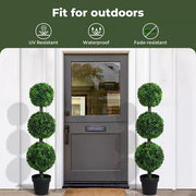 Lambu Artificial Plants in Pot Green Faux Plant Outdoor Bonsai 90CM-1PCS
