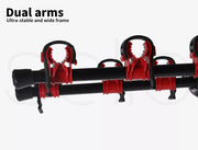 Monvelo Car Bike Rack 3 Bicycle Carrier 2'' Towbar Hitch Mount Steel Foldable