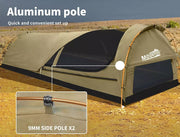 Mountview Swag Camping Swags Canvas Double King Single Hiking Tent Dome Mattress