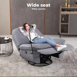 Levede Recliner Chair Swivel Lounge Luxury Padded Rocker Sofa Comfy Armchair