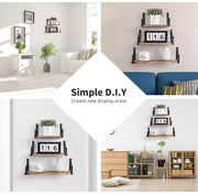 Levede Floating Shelf Brackets Display Shelves Bookshelf Wall Mount Rack Storage