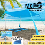 Beach Tent Cabana Camping Canopy Family Sun Shade Shelter Windproof Carry Bag