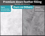 Dreamz 500GSM All Season Goose Down Feather Filling Duvet in Super King Size