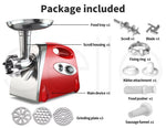 Spector Electric Meat Grinder Mincer Sausage Filler Kibbe Maker Stuffer 800W