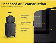 Slimbridge 2PCS Luggage Suitcase Trolley Set Travel TSA Lock Storage Hard Case