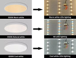 Emitto 3-Colour Ultra-Thin 5CM LED Ceiling Light Modern Surface Mount 72W