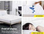 Dreamz Mattress Protectr Topper Quilted Waterproof Bed Cover Pillowtop Queen KS