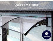Mountview Window Door Awning Outdoor Canopy UV Patio Rain Cover DIY 1M X 1.5M