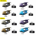 Mountview Double King Single Swag Camping Swags Canvas Dome Tent Free Standing