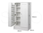 Levede Buffet Sideboard Cabinet – Storage with Adjustable Shelf & Cupboard Doors