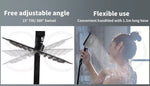 Shower Head High Pressure Set Rain Square Brass Taps Mixer Handheld WELS Black