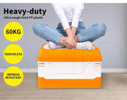 Car Boot Organiser 2 Layer Foldable Trunk Storage Box Collapsible Multi-purpose
