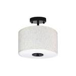 Emitto Pendant Ceiling Light Led Modern Lamp Bedroom Living Room Linen Washable