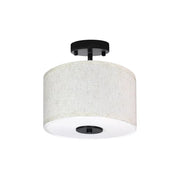 Emitto Pendant Ceiling Light Led Modern Lamp Bedroom Living Room Linen Washable