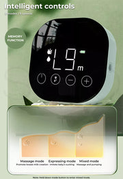 Double Electric Breast Pump Automatic  24mm Hand Free Feeding Bottle USB Silent