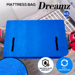 Dreamz Mattress Bag Protector Plastic Moving Storage Cover Carry King Single