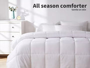Dreamz Microfibre Quilt Doona Duvet Winter Summer Comforter Microfiber 400GSM