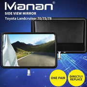 Door Side Mirrors For Toyota HILUX UTE LandCruiser Head Left Right Pair 70 75 78