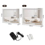 Yezi Crystal Hollywood Vanity Mirror LED Light Makeup Magnifying Bathroom Type C