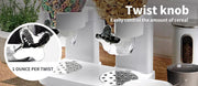Toque Double Cereal Dispensers Grain Storage Box Nut Dry Food Candy Container