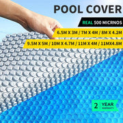 Solar Swimming Pool Cover 500 Micron Outdoor Bubble Blanket Heater 7 Sizes