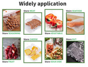 Toque 10x Vacuum Food Sealer Rolls Storage Saver Commercial Seal Bags Heat