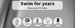 Pawz 160cm Portable Pet Swimming Pool Kids Dog Washing Bathtub Outdoor Foldable