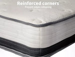 Dreamz Pocket Spring Mattress Bed Queen Double King Single Foam Medium Firm 21CM