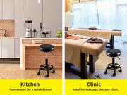 Levede Swivel Salon Stools Barber Chairs Hydraulic Lift Hairdressing Stools