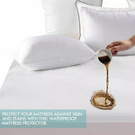 Dreamz Mattress Protector Topper Waterproof Fitted Cover Queen King All Size