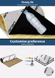Manan Butyl Sound Deadener Roll 8M Heat Shield Insulation Noise Deadening Mat