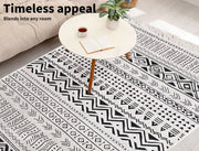 Marlow Floor Rug Boho Area Rugs Tassel Washable Living Room Bedroom Carpet