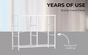 Levede 6 Chest of Drawers Storage Cabinet Tower Retro Dresser Vintage White