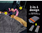 Mountview Double Sleeping Bag Bags Outdoor Camping Hiking Pillow -10℃ Thermal