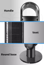 Spector Portable Bladeless Tower Fan 100cm Oscillating Remote Control LED Touch