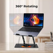Traderight Laptop Stand Tablet Adjustable 360 Rotating Foldable Sturdy Holder