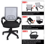 Levede Office Chair Gaming Computer Mesh Chairs Executive Seating Work Seat Grey
