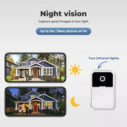 Door Bell Camera WiFi Wireless Ring Video Doorbell Intercom Chime Smart Home