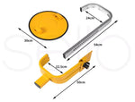 Wheel Defender Lock Clamp Car Caravan Trailer Security Keys Heavy Duty 13''-15''