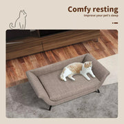 Pawz Pet Sofa Bed Raised Elevated Soft Lounge Couch Wooden Frame Heavy Duty