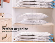 Vacuum Storage Bags Save Space Seal Compressing Clothes Quilt Organizer Saver