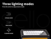 Emitto LED Portable Flood Light Outdoor 30W Rechargeable Spotlight 2400LM 3 Mode