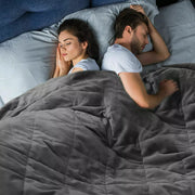 Dreamz Weighted Blanket Heavy Gravity Adults Deep Relax Kids Adult 5/7/9KG Grey