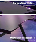 Levede Gaming Desk Office Computer Study Table Laptop Home  Desktop PC 120X60CM