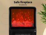 Spector Heater Electric Portable 2000W 3D Fire Fast Heating Remote Touch Timer